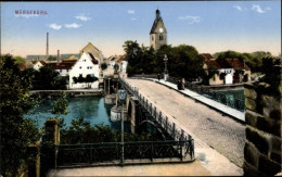 CPA Merseburg An Der Saale, Brücke, Flusspartie, Kirche, Häuser - Autres & Non Classés