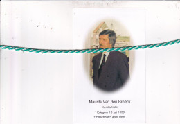 Maurits Van Den Broeck, Edegem 1939, Boechout 1999. Kunstschilder. Foto - Obituary Notices