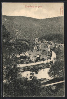 AK Treseburg Im Harz, Ortsansicht Mit Fluss  - Autres & Non Classés