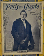 REVUE PARIS QUI CHANTE 1905 N°131 PARTITIONS MAYOL - Scores & Partitions
