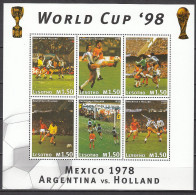 Football / Soccer / Fussball - WM 1998: Lesotho  Kbg ** - 1998 – France
