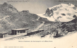 Suisse - Gornergrat (VS) Gare - Sommet - Mont-Rose - Ed. Charnaux Frères 1598 - Autres & Non Classés