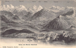 Schweiz - Spiez (BE ) Berner Oberland - Thuner See - Verlag Phototypie Co 1033 - Spiez