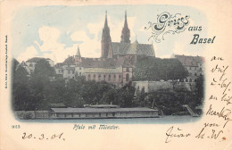 Schweiz - Basel - Pfalz Mit Münster - Verlag Gebr. Metz 9013 - Basilea