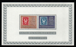 Norwegen Norge Norway 1972 - Mi.Nr. Block 1 - Postfrisch MNH - SoS - Postzegels Op Postzegels