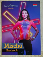 Card Mischa Bredewold - Team SDWorx - SD Worx - 2023 - Women - Cycling - Cyclisme - Ciclismo - Wielrennen - Cyclisme