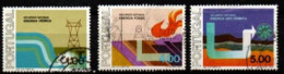PORTUGAL    -   1977.    Y&T N° 1323 à 1325 Oblitérés.  L'énergie Naturelle - Usado