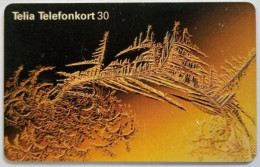 Sweden 30Mk. Chip Card - Ice Crastals 2 - Svezia