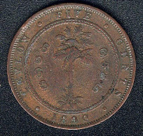 Ceylon (Sri Lanka), 5 Cents 1890 - Sri Lanka (Ceylon)