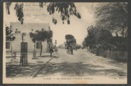 Carte P De 1918 ( Gabes / Le Boulevard Président Fallières ) - Tunisia