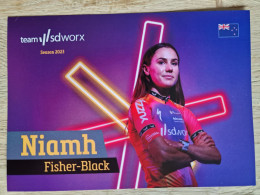Card Niamh Fisher-Black - Team SDWorx - SD Worx - 2023 - Women - Cycling - Cyclisme - Ciclismo - Wielrennen - Cyclisme