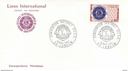 1967 Lions International, Convention District Langon - Gedenkstempel