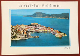 Isola D'Elba - Portoferraio - Panorama - 1991 (c825) - Livorno