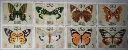 THEME PAPILLONS - BUTTERFLIES - DUBAI - Bloc De 8 Timbres Différents - Schmetterlinge