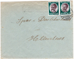 DR 1934, Landpost Stpl. OHLENBÜTTEL über Buchholz Auf Brief M. 2x6 Pf. - Lettres & Documents