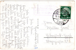 DR 1934, Landpost Stpl. SCHWINDEBECK über Amelinghausen Auf Karte M. 6 Pf. - Briefe U. Dokumente