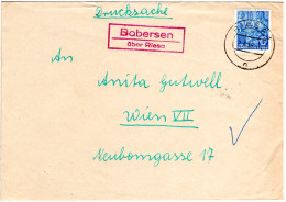 DDR 1959, Landpost Stpl. BOBERSEN über Riesa Auf Drucksache Brief M. 10 Pf. - Brieven En Documenten