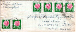 Vietnam, MeF 6x12 Rosen Auf Brief I.d. Tschechoslowakei  - Autres & Non Classés