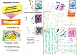 Österreich, 6 Briefe U. Karten M. Porto U. Nachgebühr Stempeln - Lettres & Documents