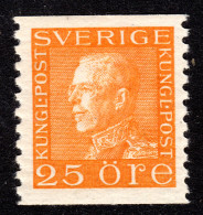 Schweden 186 II WA I**, Postfrische 25 öre Gustav V.  Weisses Papier - Otros & Sin Clasificación