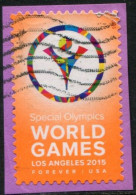 VERINIGTE STAATEN ETATS UNIS USA 2015 SPECIAL OLYMPICS WORLD GAMES F USED ON PAPER SC 4986 MI 5170 YT 4808 SG 5598 - Gebruikt