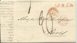 NL 11.11.1842, Brief M. Gerduckten Wechselkursen V. Amsterdam N. Frankreich  - Other & Unclassified