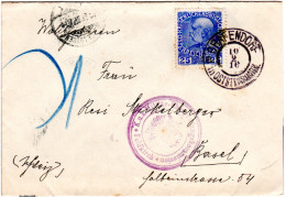 Österreich 1916, 25 H. Auf Zensur Brief V. K2 GRAFENDORF In OSTSTEIERMARK I.d.CH - Covers & Documents