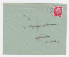 DR 1939, Burgellern über Bamberg, Landpost St.II Stpl. Auf Brief M. 12 Pf.  - Lettres & Documents