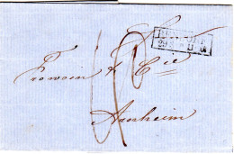 Preussen 1865, Rheinland-R2 BENDORF Auf Porto Brief N. Arnheim, NL.  - Briefe U. Dokumente
