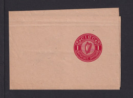 1 P. Rot Ganzsache (S 2) - Ungebraucht - Lettres & Documents