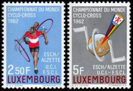 Luxembourg 1962 Cycle-Cross, MNH ** Mi 655/56 (Ref: 1156) - Nuevos