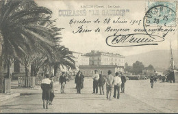FRANCE CARTE 5c " LE GAULOIS " TOULON ( VAR ) POUR LORIENT ( MORBIHAN )  DE 1905 LETTRE COVER - Correo Marítimo