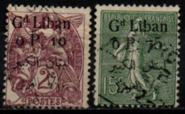 GRAND LIBAN 1924-5 O - Oblitérés