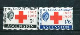 Ascension 1963 Yvert 91-92 * MH. - Ascension (Ile De L')