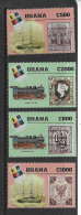 GHANA 1999 IBRA-BATEAUX-TRAINS YVERT N°2410/2413 NEUF MNH** - Trains