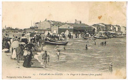 34  PALAVAS LES FLOTS LA PLAGE ET LE KURSAAL 1914 - Palavas Les Flots