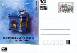 ** CDV A Czech Republic Berlin Stamp Fair 2016 Coach Mail Box - Cartoline Postali