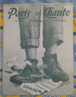 REVUE PARIS QUI CHANTE 1905 N°144 PARTITIONS NUMERO SPECIAL DRANEM - Scores & Partitions