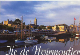 85163 02 01#1 - NOIRMOUTIER - LE PORT, LE CHÂTEAU ET L'EGLISE SAINT PHILIBERT - Noirmoutier