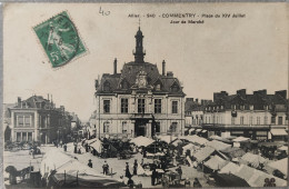 Commentry Place Du XIV Juillet Marché - Commentry