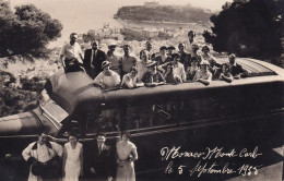 Real Photo 1935 Autobus Monaco Monte Carlo  Bus - Monte-Carlo