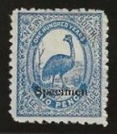 New South Wales      .   SG    .   254  Specimen      .   *      .     Mint-hinged - Neufs