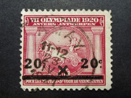 Belgie - Belgique 1921  - OPB/COB  N° 185  - 20 C Op 10 C  - Obl. - AMAY - 1921 - Used Stamps