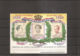 Luxembourg ( Carte Commémorative De 1939 à Voir) - Brieven En Documenten