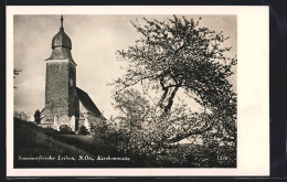 AK Leiben /N. Oe., Kirche Und Blühender Baum  - Autres & Non Classés