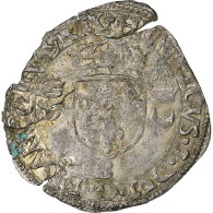 France, Henri II, Douzain Aux Croissants, 1549, Rouen, Billon, TB, Gadoury:357 - 1547-1559 Henri II