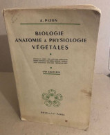 Biologie Anatomie & Physiologie Végétales - Ohne Zuordnung