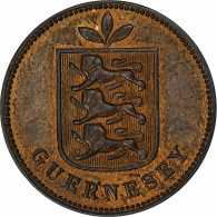 Guernesey, Victoria, Double, 1889, Heaton, Bronze, TTB, KM:10 - Guernsey
