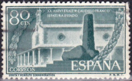 1956 - ESPAÑA - XX ANIVERSARIO DE LA EXALTACION DEL GENERAL FRANCO A LA JEFATURA DEL ESTADO - EDIFIL 1199 - Oblitérés