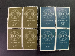 Luxembourg 1959. Europa Mi 609-10 MNH - Unused Stamps